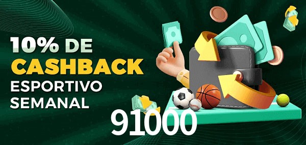 10% de bônus de cashback na 91000